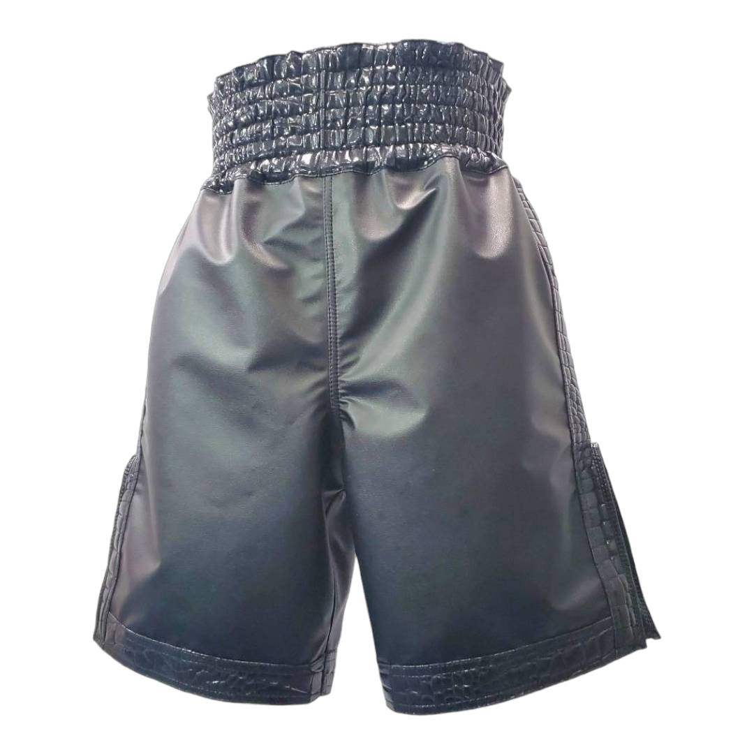 Crocodile line MODEL boxing shorts [Black✕Black] – FUEGO Global