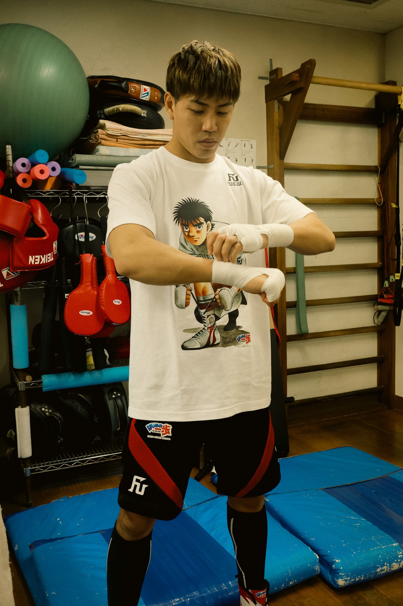 第一神拳×FUEGO 幕之内一歩版 5.6盎司重磅T恤