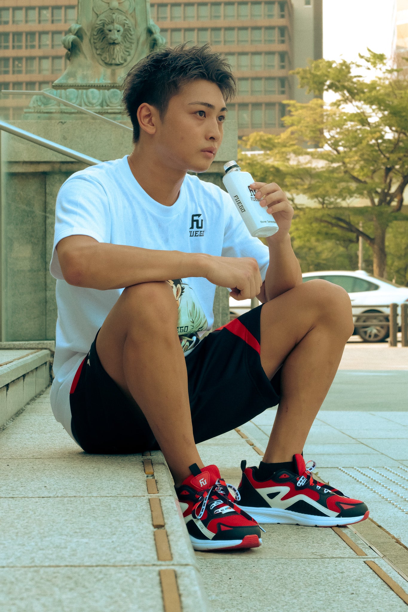 第一神拳×FUEGO 幕之内一歩版 训练鞋