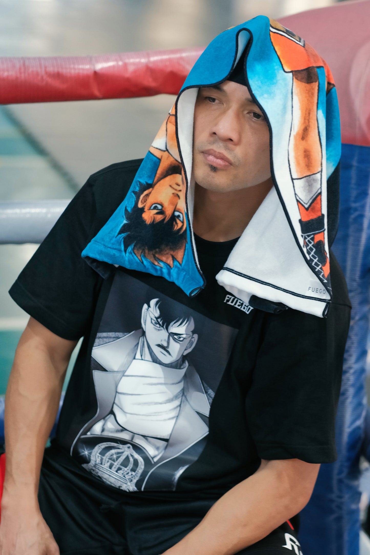 Hajime no Ippo × FUEGO Face Towel Takeshi Sendo Ver. 【Pre-order item: Scheduled to ship on January 9】
