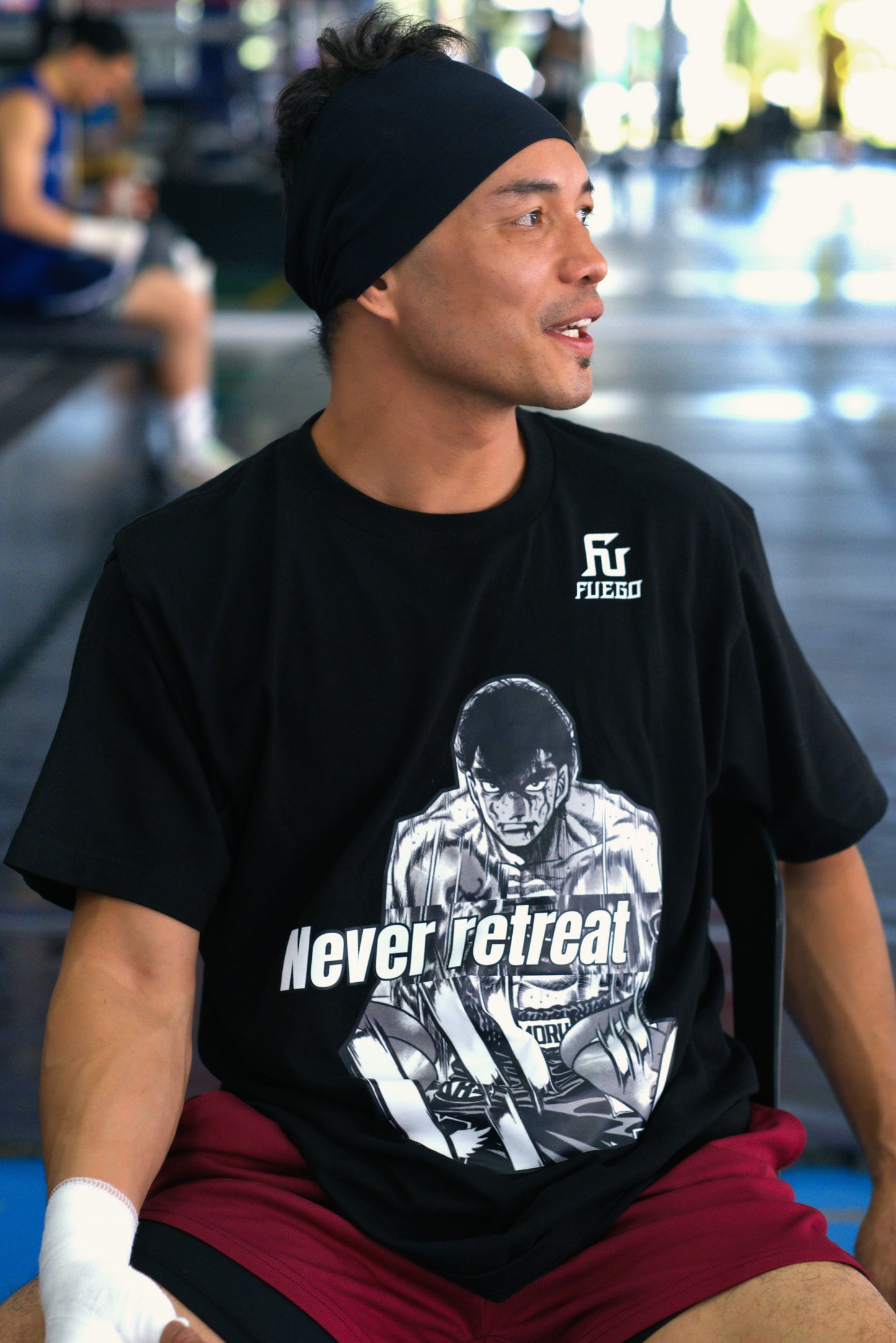 Hajime no Ippo × FUEGO
Mamoru Takamura Ver.
5.6 oz Heavyweight T-Shirt
【Pre-order item: Scheduled to ship on January 9】