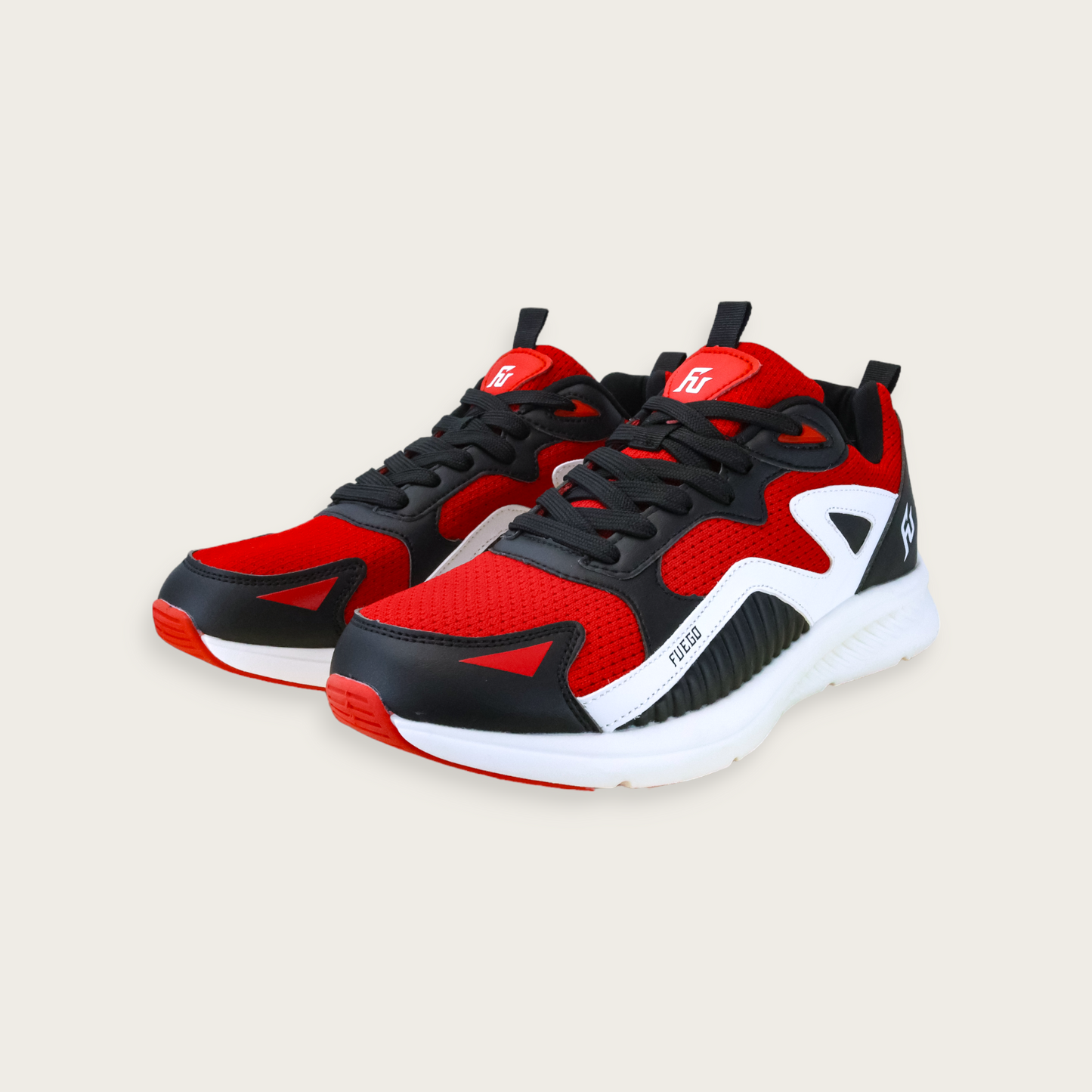 SUPER RAPIDO MODEL Training Shoes [Red ✕ White ✕ Black]