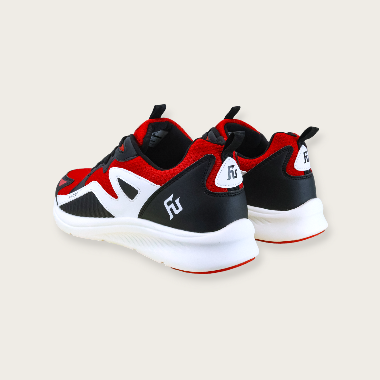 SUPER RAPIDO MODEL Training Shoes [Red ✕ White ✕ Black]