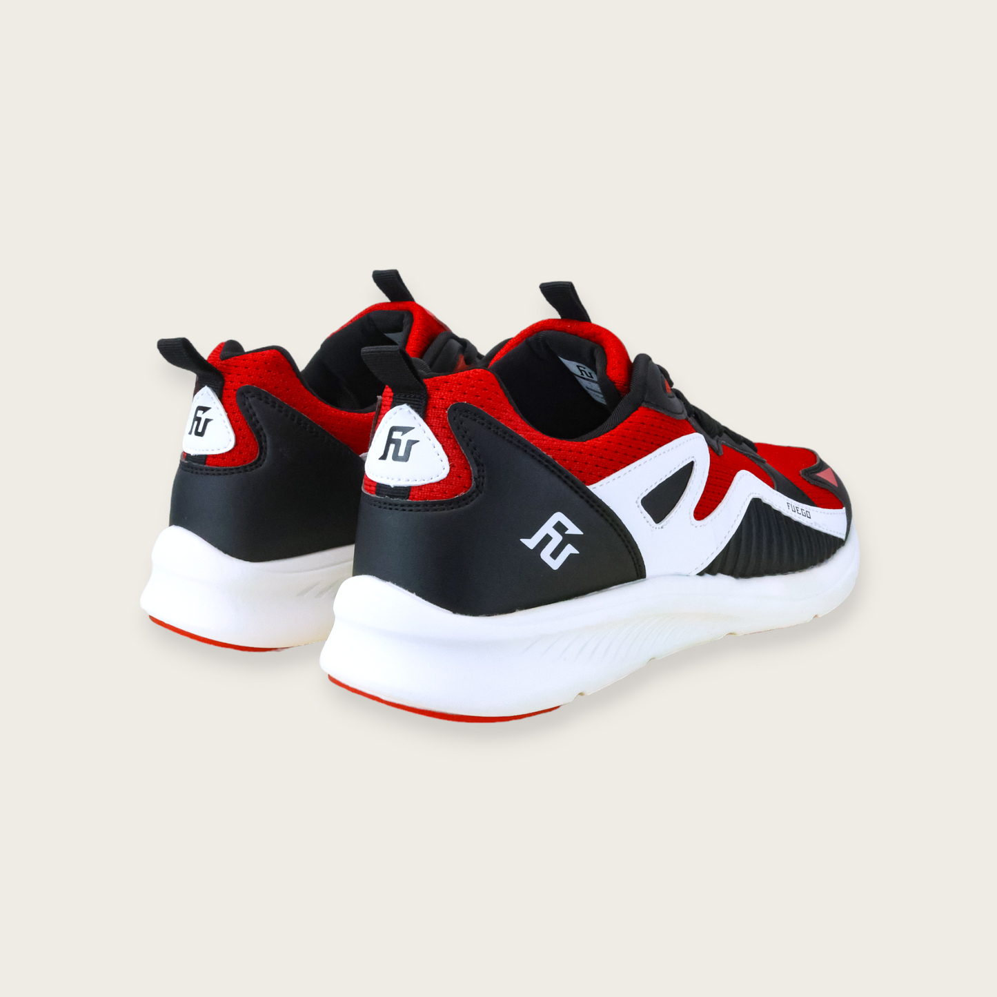 SUPER RAPIDO MODEL Training Shoes [Red ✕ White ✕ Black]