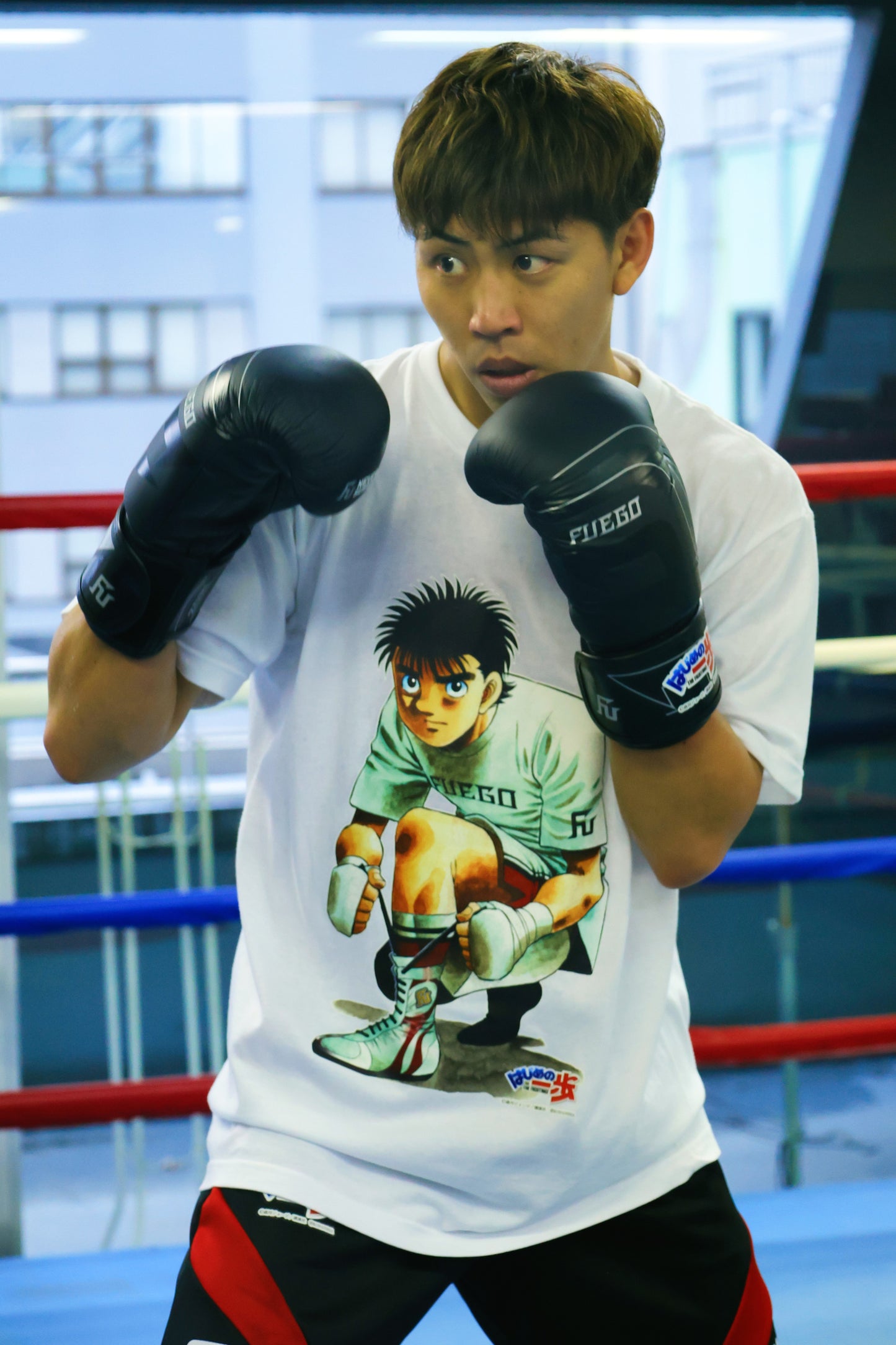 はじめの一歩×FUEGO 幕之内一歩Ver. 5.6オンス ヘビーウェイトＴシャツ