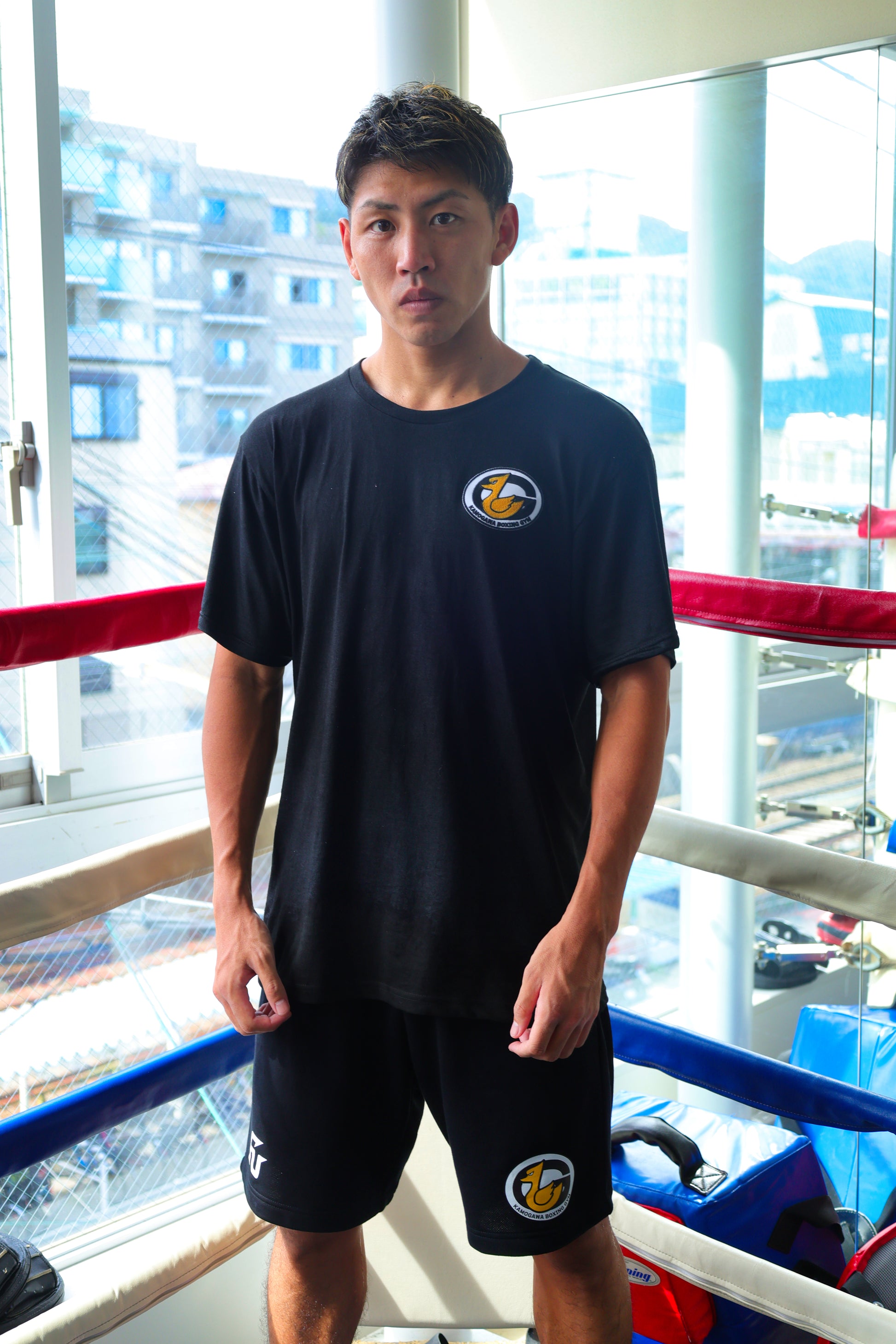 はじめの一歩×FUEGO トレーニングウェアセット（Tシャツ+ハーフパンツ）【鴨川ジムVer.】 - XXL