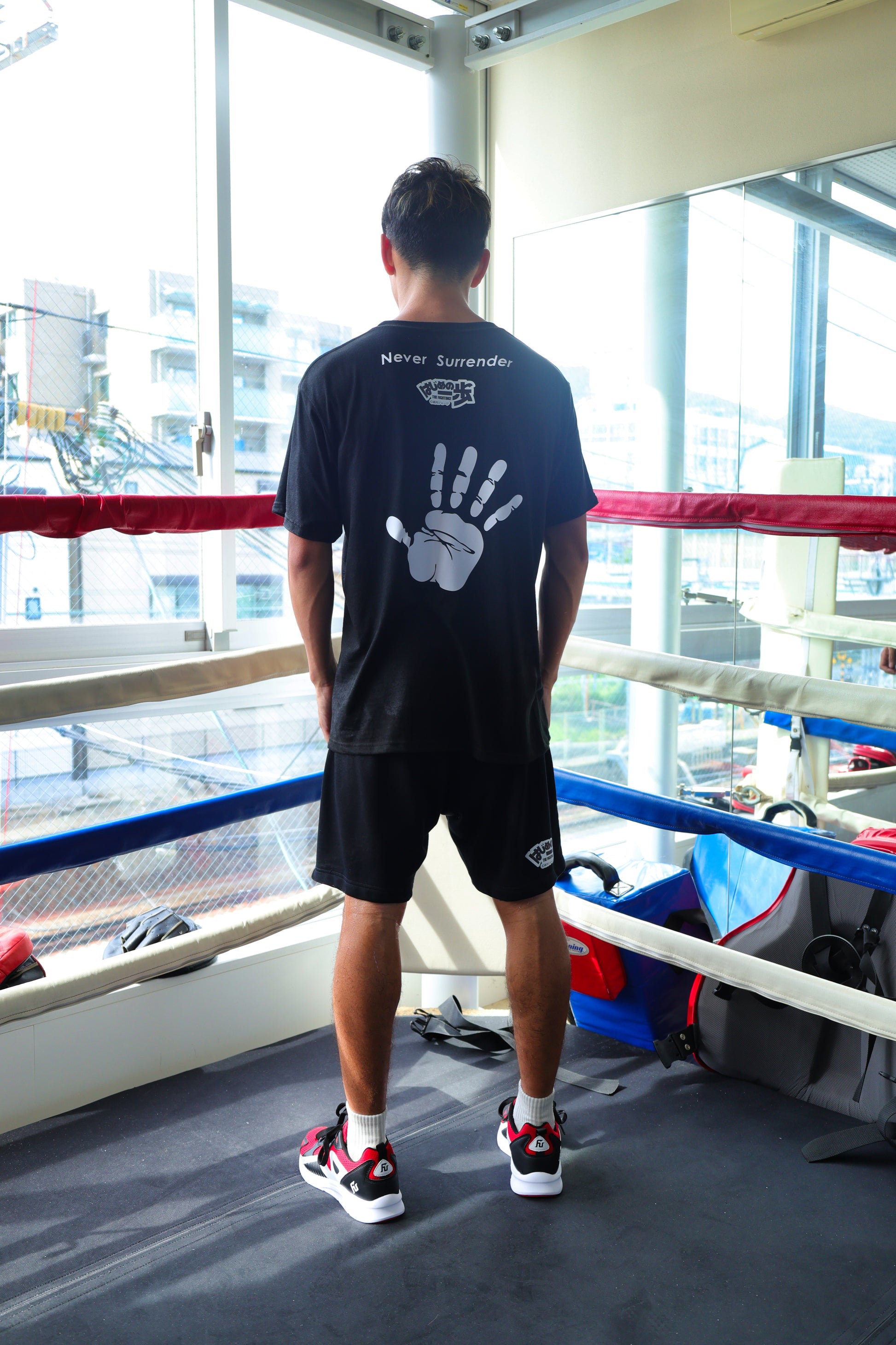 はじめの一歩×FUEGO トレーニングウェアセット（Tシャツ+ハーフパンツ）【鴨川ジムVer.】 -