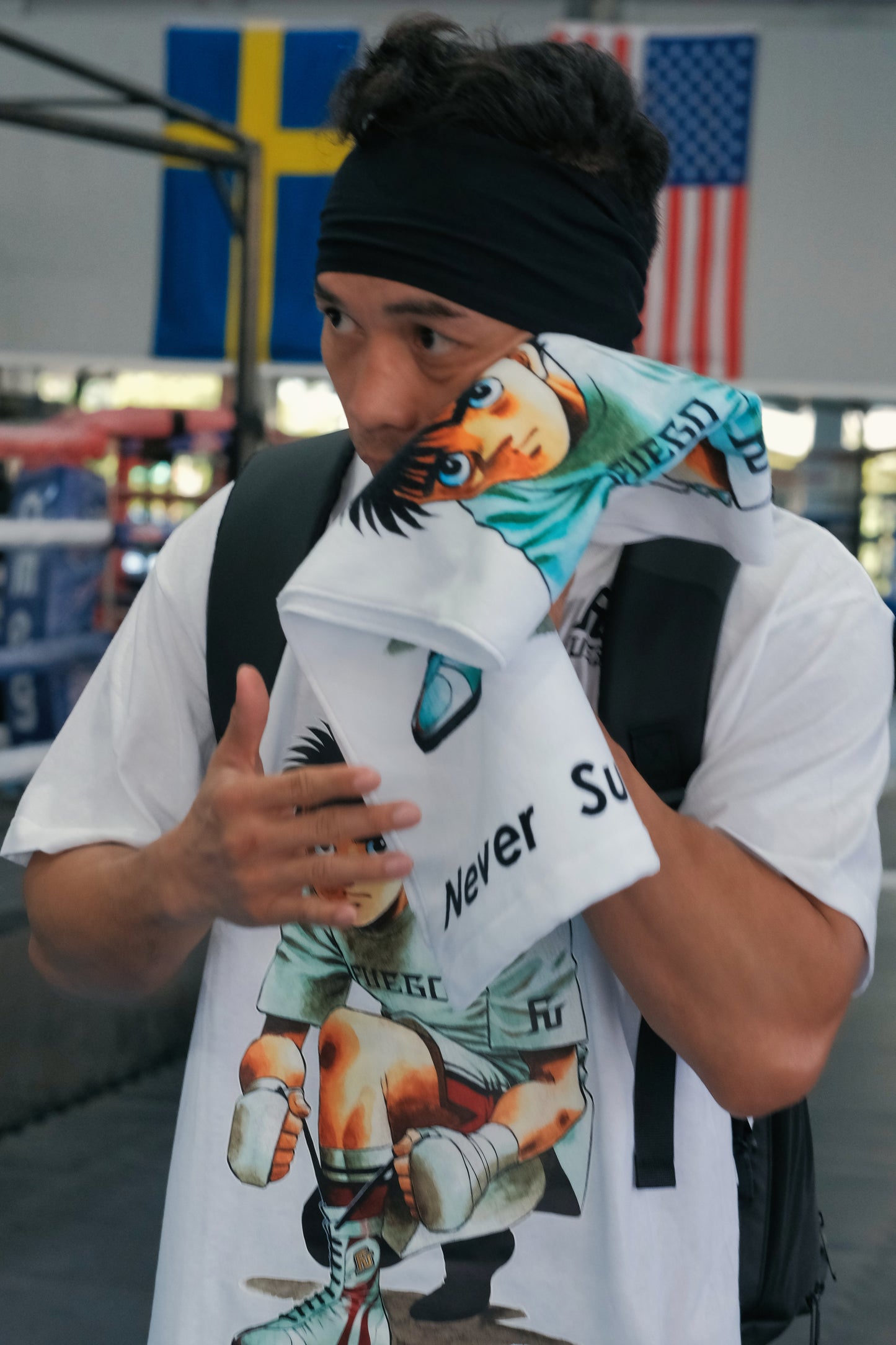 Hajime no Ippo × FUEGO Face Towel Ippo Makunouchi Ver. 【Pre-order item: Scheduled to ship on January 9】