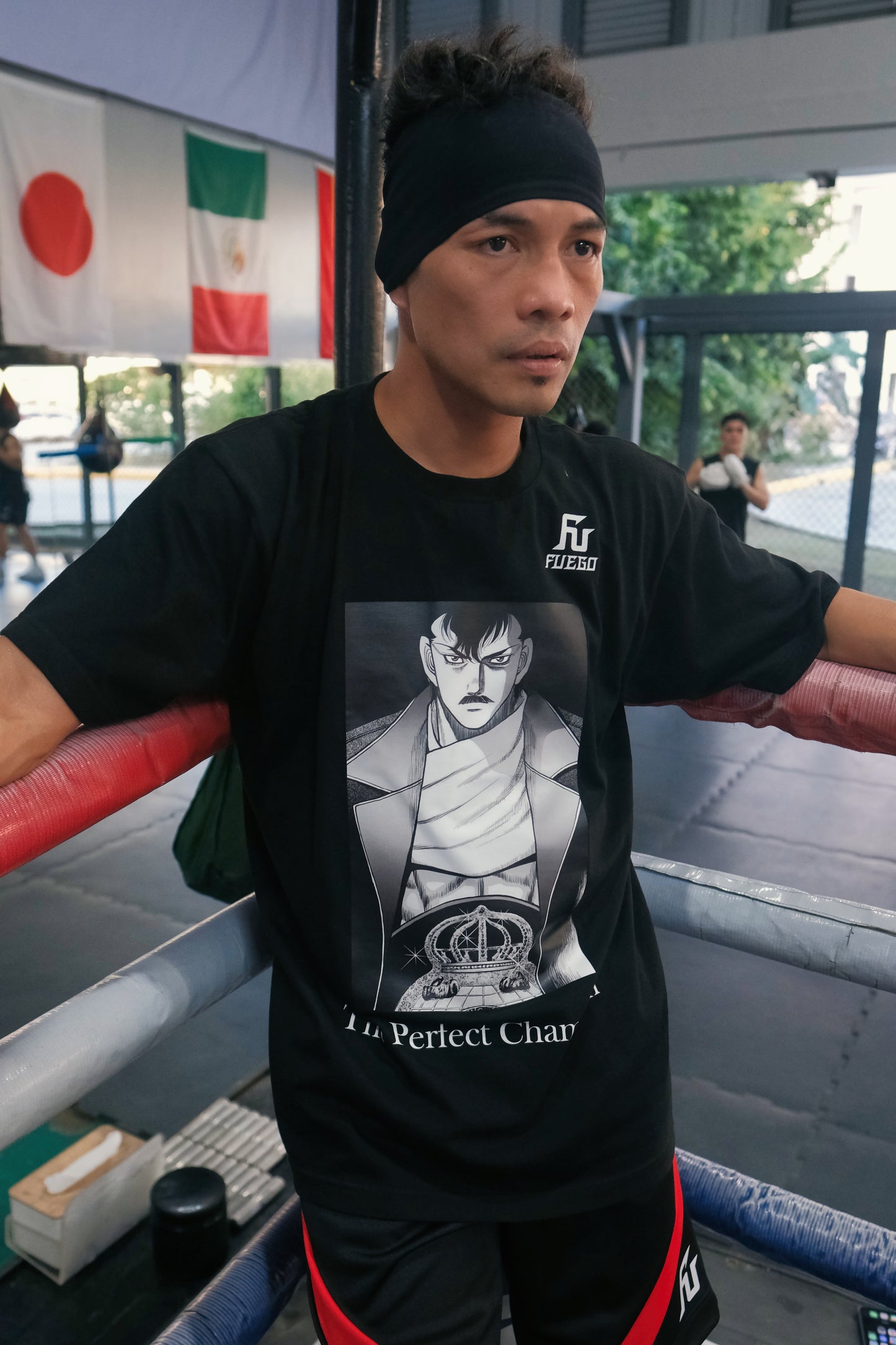 Hajime no Ippo × FUEGO
Ricardo Martinez Ver.
5.6 oz Heavyweight T-Shirt
【Pre-order item: Scheduled to ship on January 9】