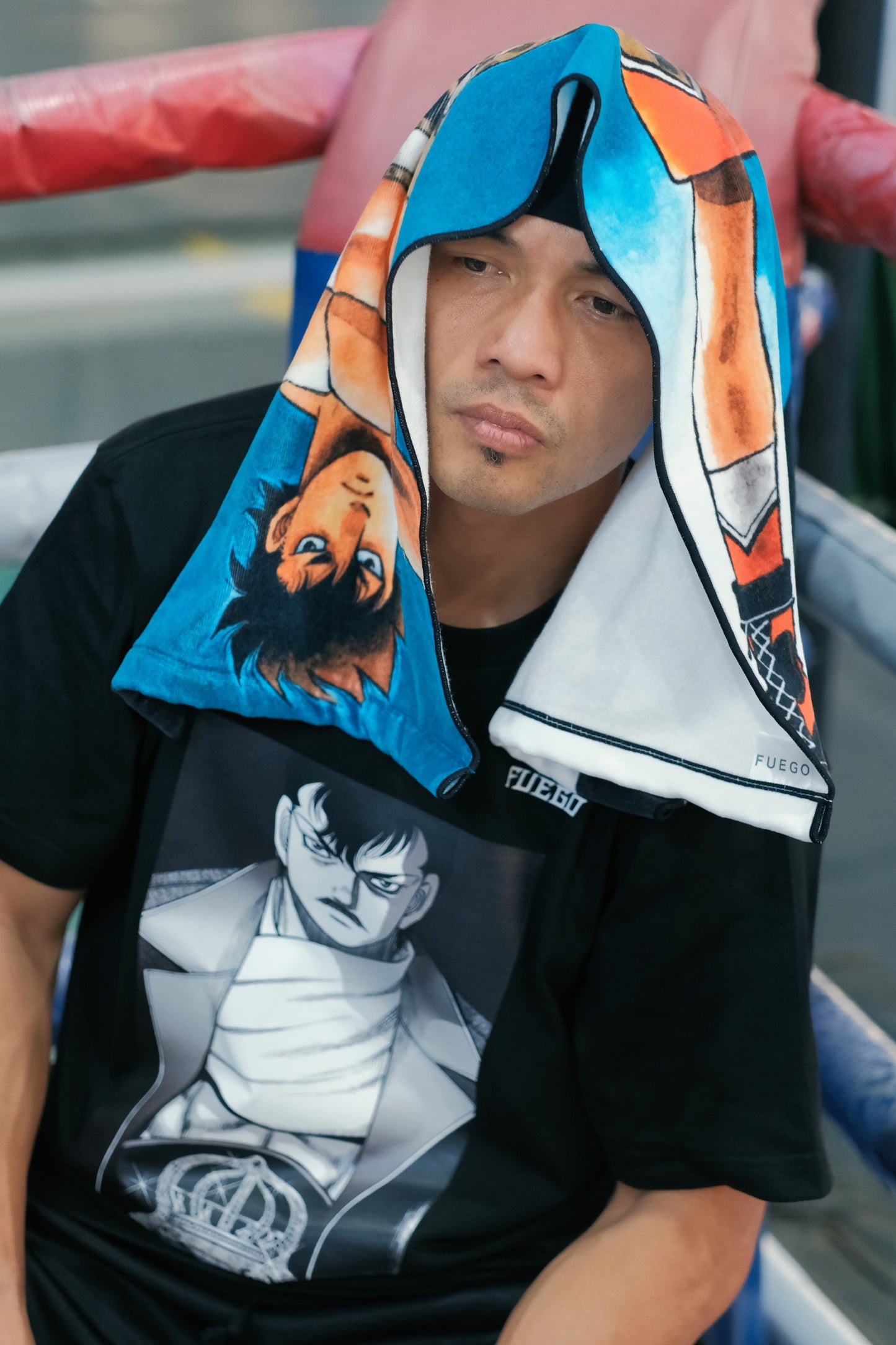 Hajime no Ippo × FUEGO Face Towel Takeshi Sendo Ver. 【Pre-order item: Scheduled to ship on January 9】
