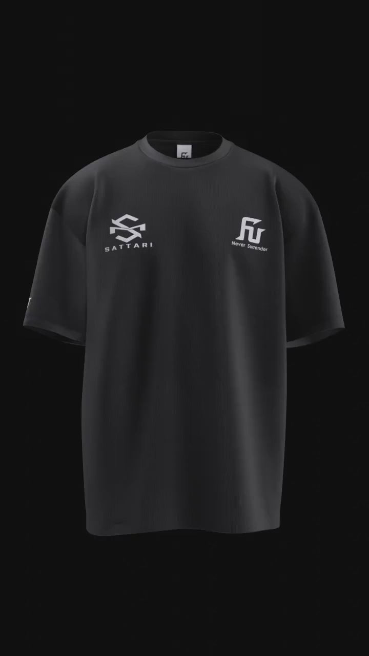 マハムード サッタリ×FUEGO 【LAST SAMURAI】LOGO T-SHIRTS [Black